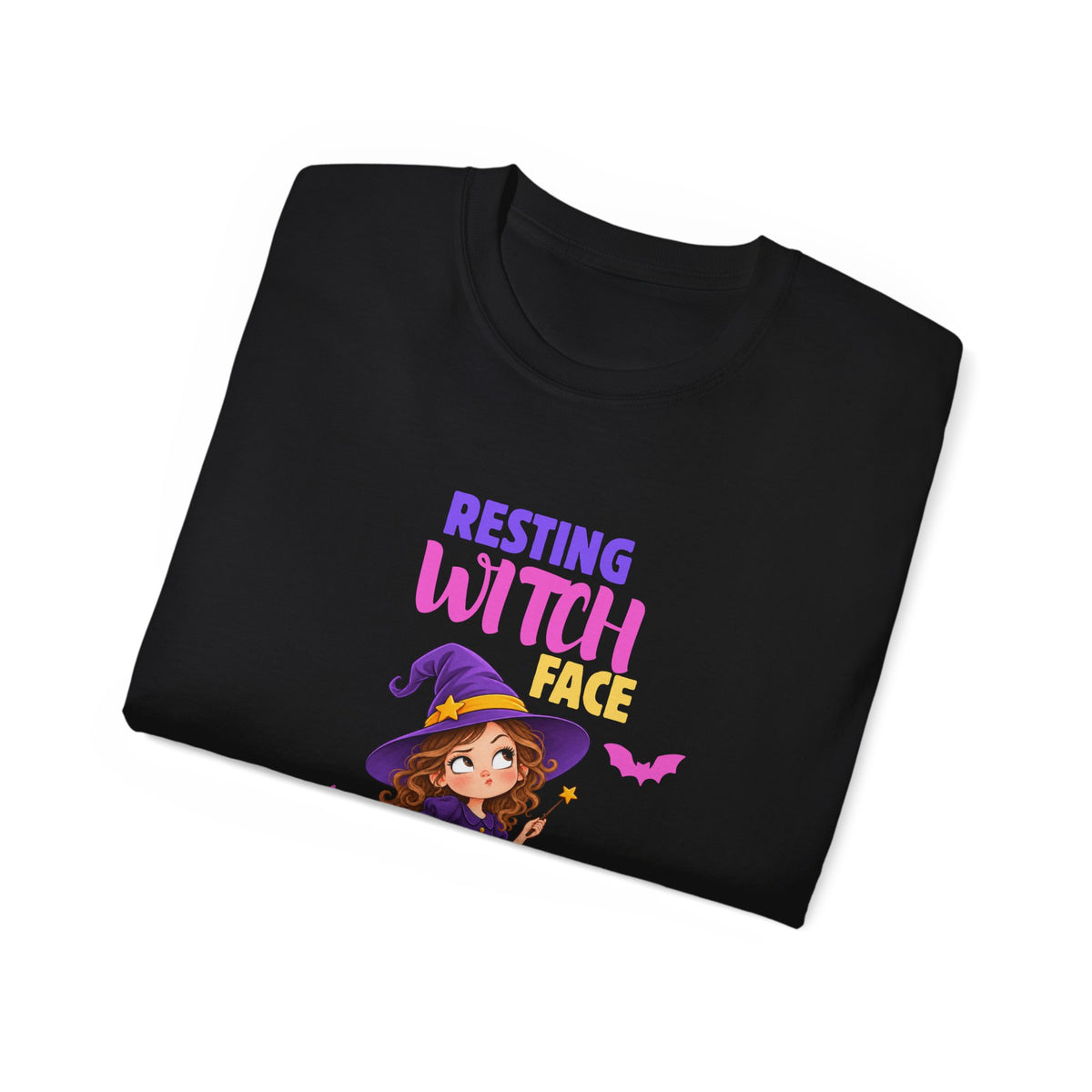 Resting Witch Face Halloween T-Shirt