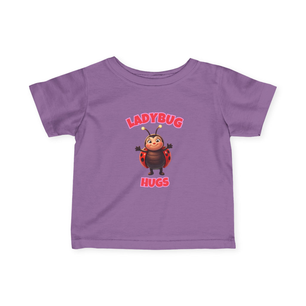 Infant Tee — "Ladybug Hugs" Cute Cartoon Baby T‑Shirt