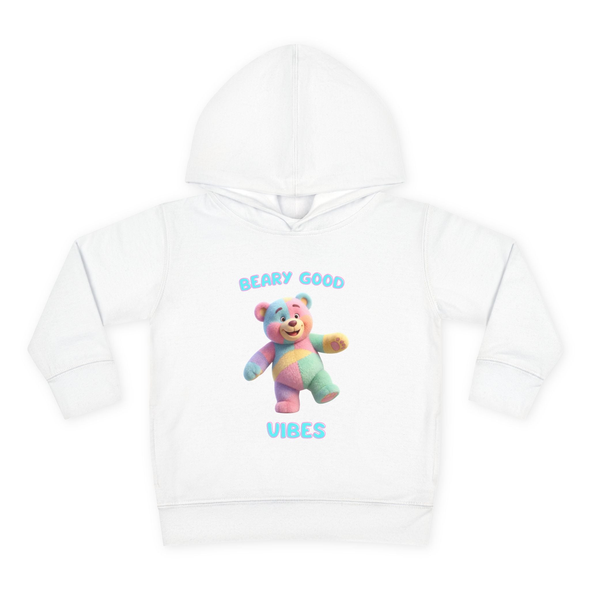 Toddler Hoodie Pullover (Beary Good Vibes) Graye Bridge Kids