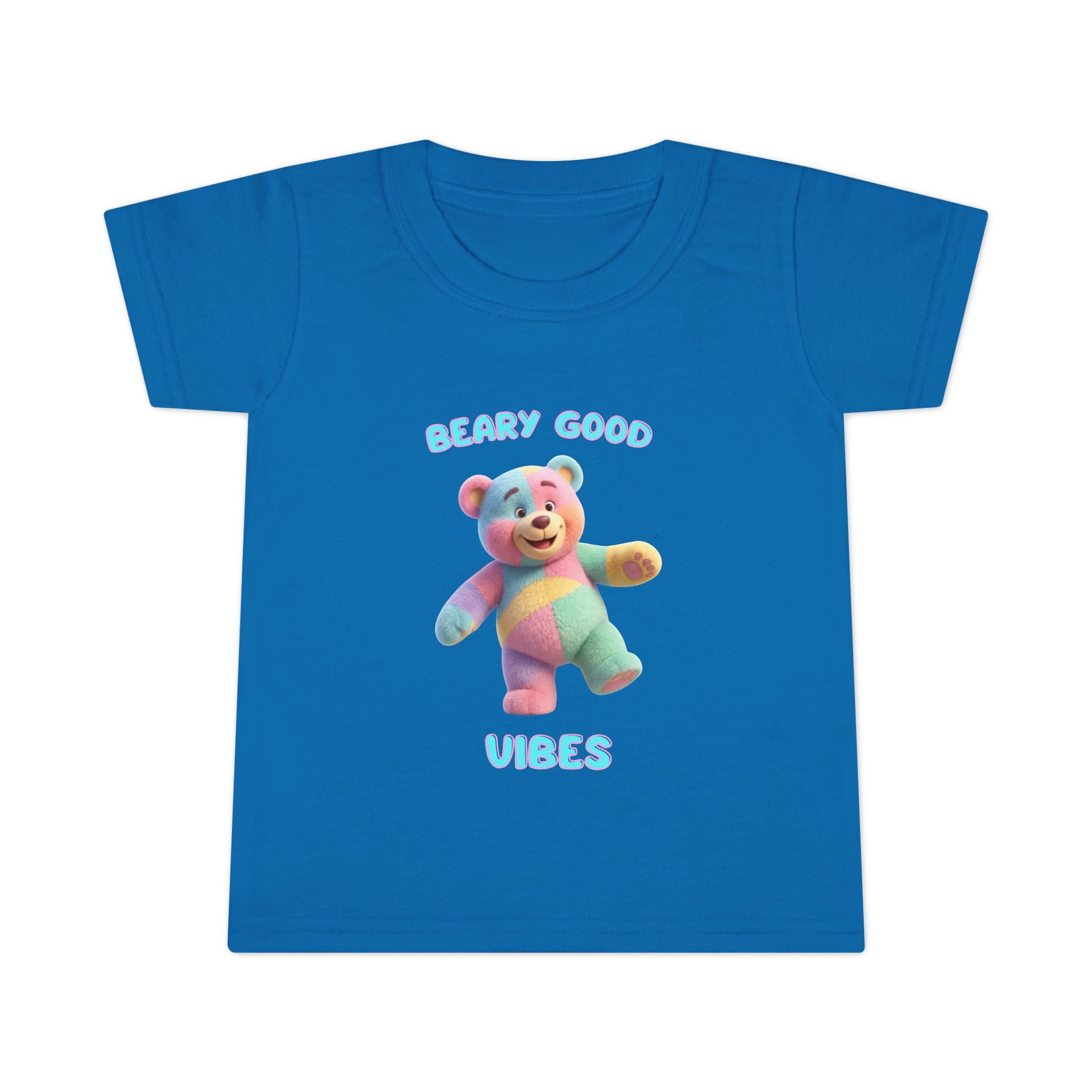 Toddler T‑Shirt — (Beary Good Vibes) Graye Bridge Kids