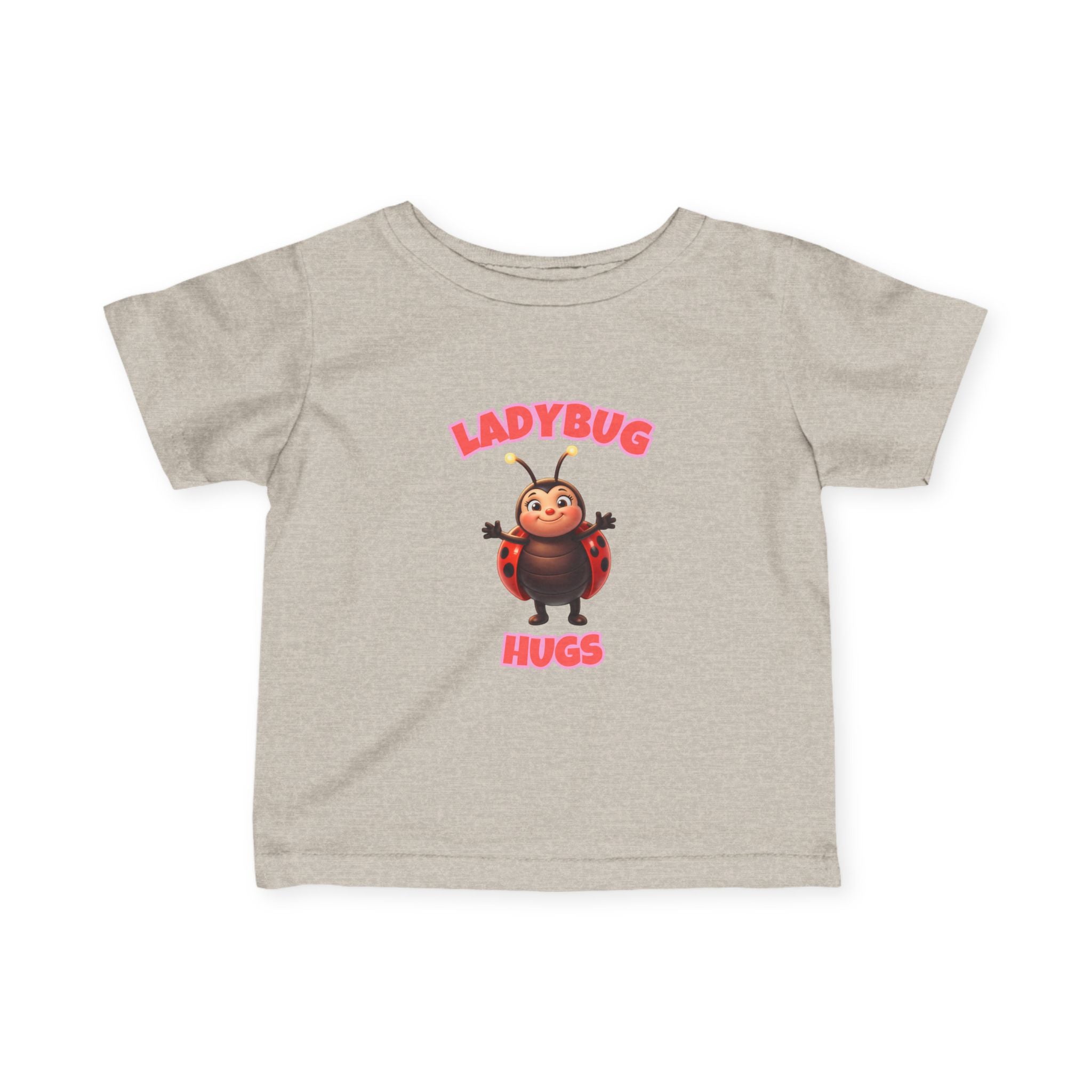 Infant Tee — "Ladybug Hugs" Cute Cartoon Baby T‑Shirt