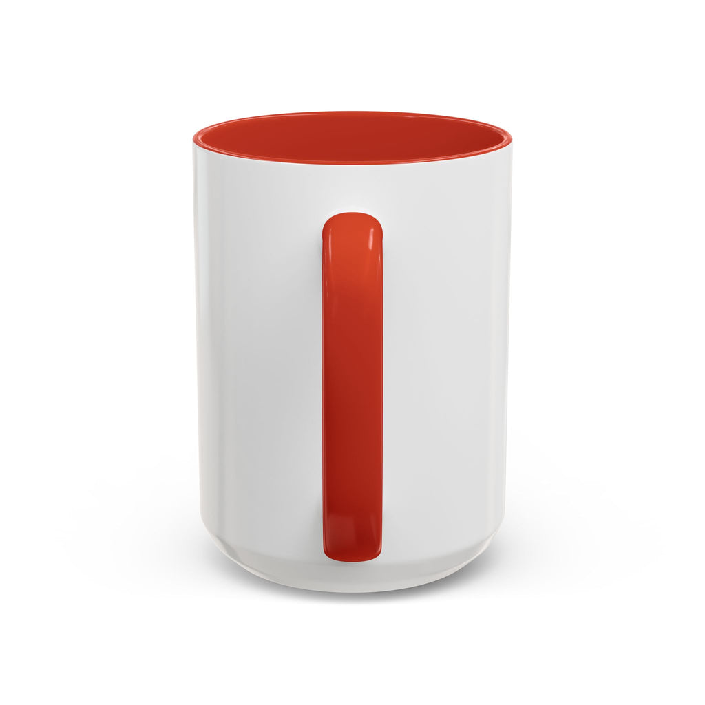 Superhero Mom Accent Coffee Mug — Flying Mom Design (11/15oz)