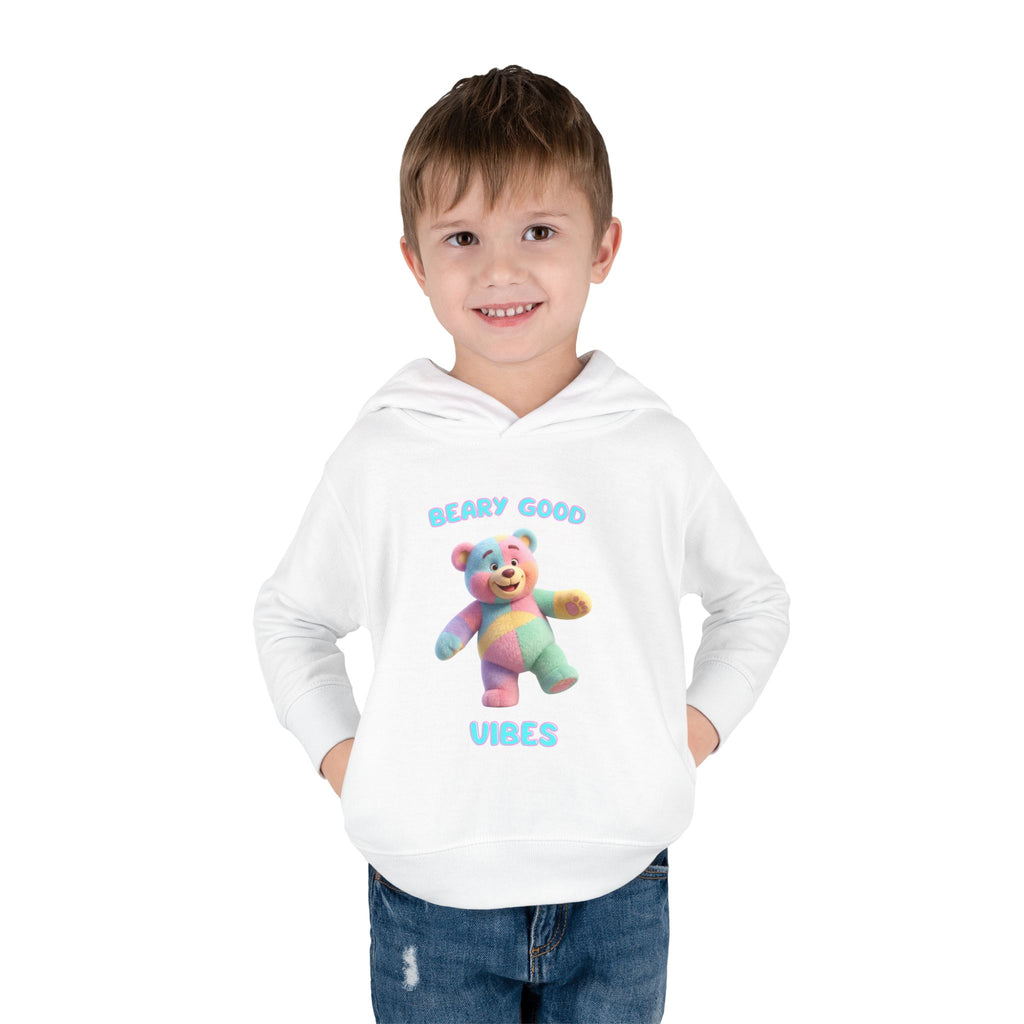 Toddler Hoodie Pullover (Beary Good Vibes) Graye Bridge Kids