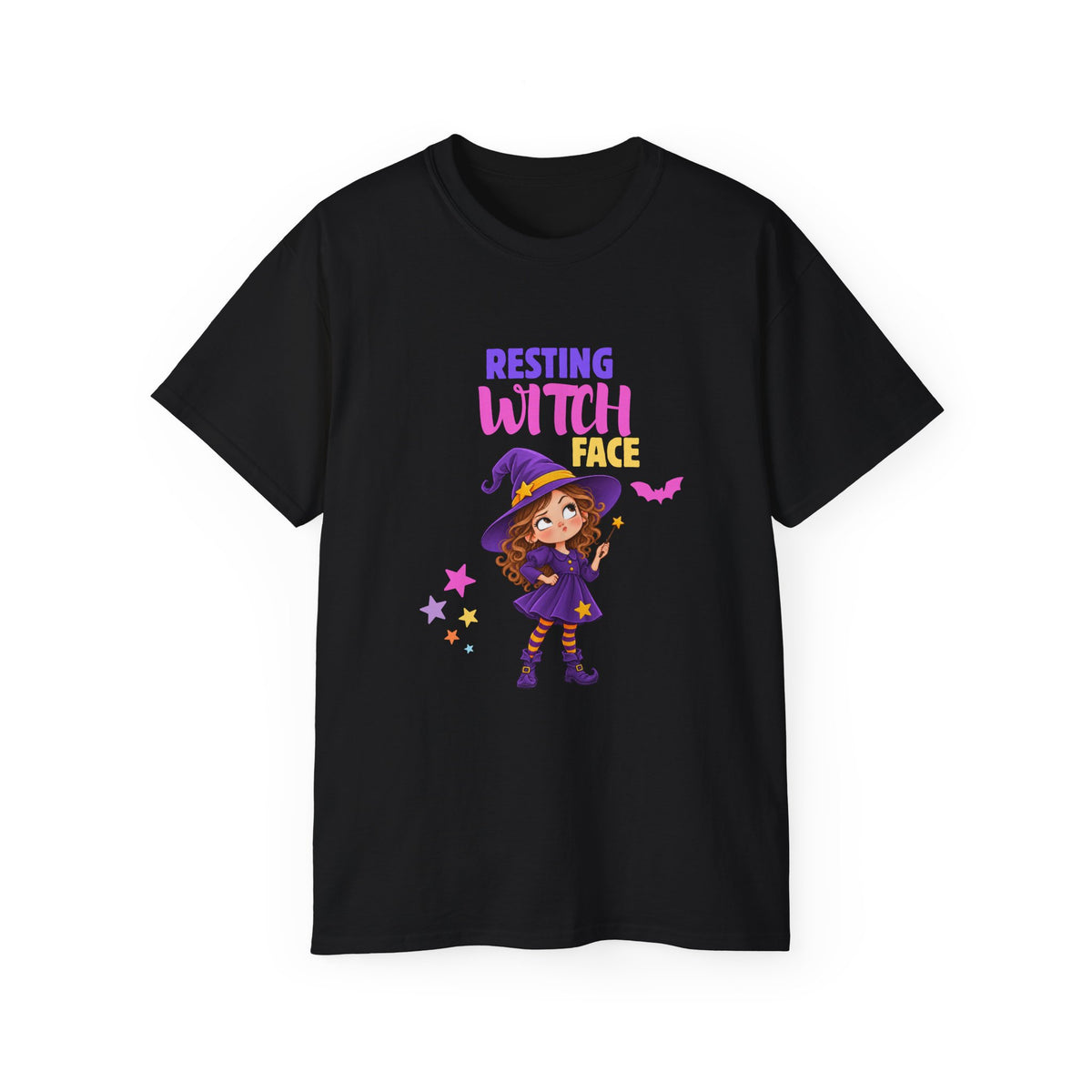 Resting Witch Face Halloween T-Shirt