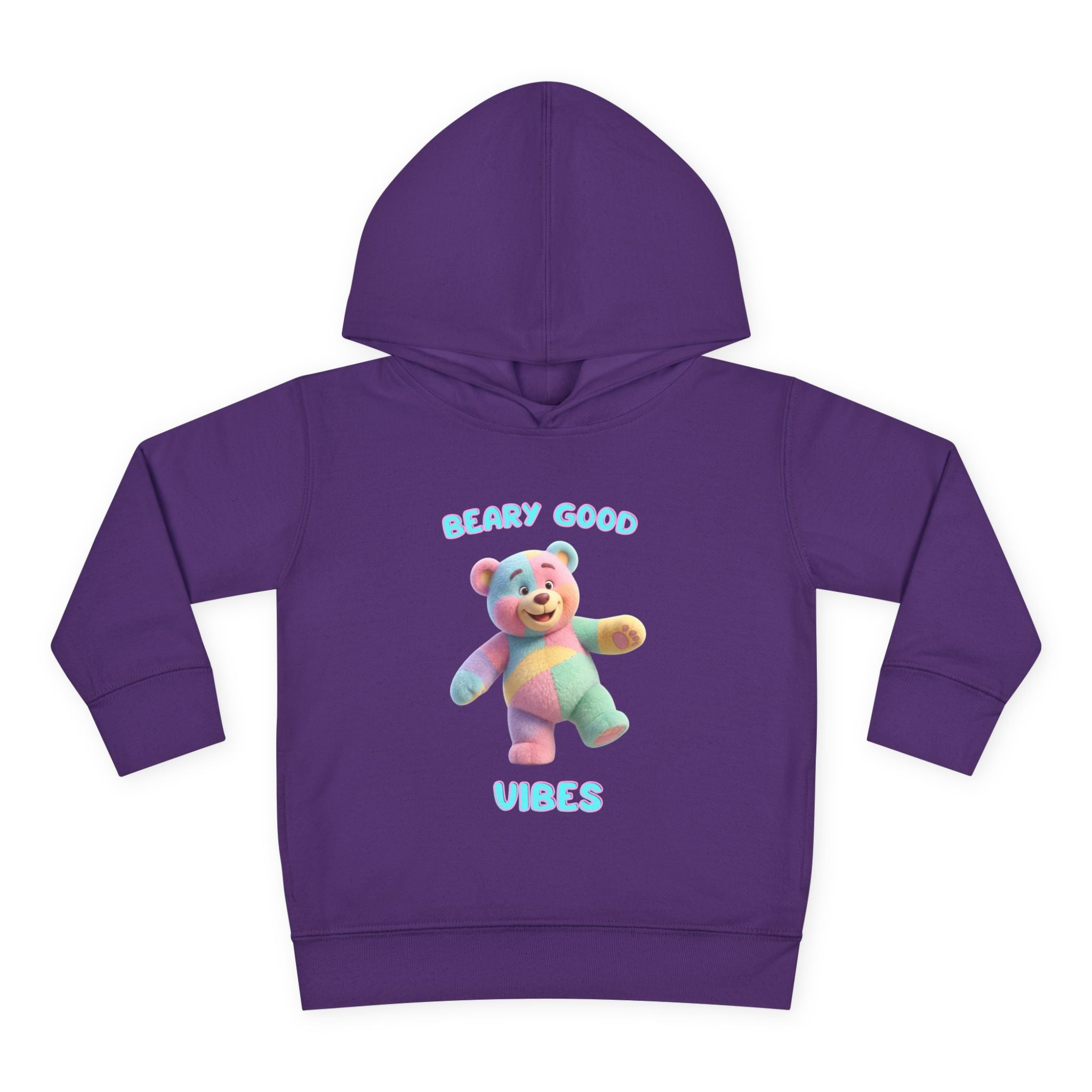 Toddler Hoodie Pullover (Beary Good Vibes) Graye Bridge Kids
