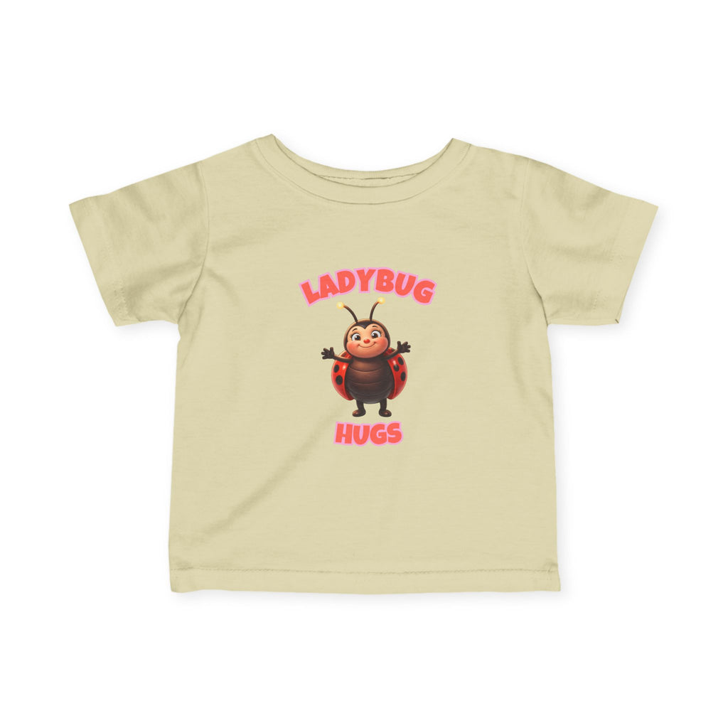 Infant Tee — "Ladybug Hugs" Cute Cartoon Baby T‑Shirt