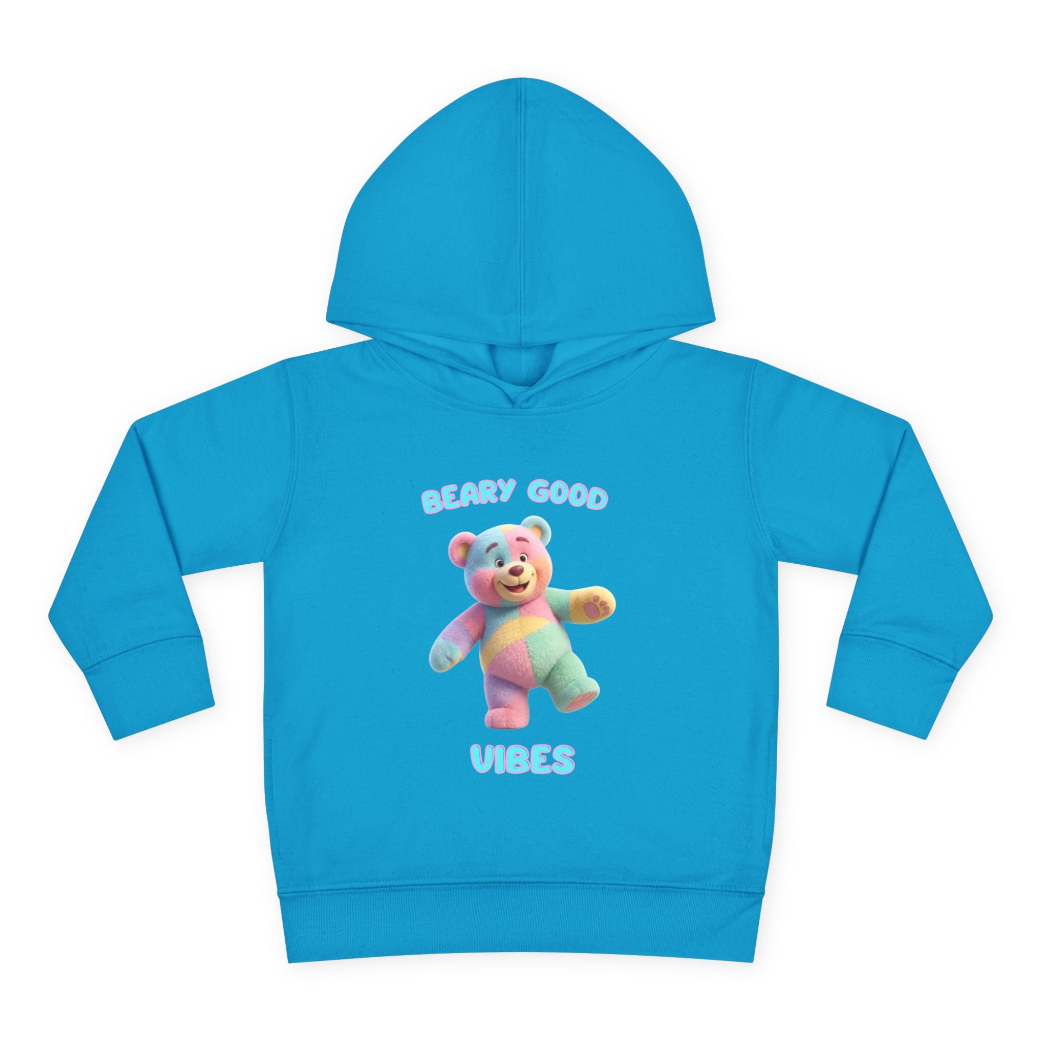 Toddler Hoodie Pullover (Beary Good Vibes) Graye Bridge Kids