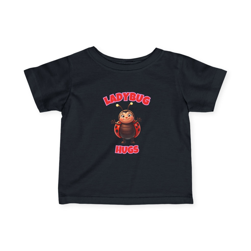 Infant Tee — "Ladybug Hugs" Cute Cartoon Baby T‑Shirt