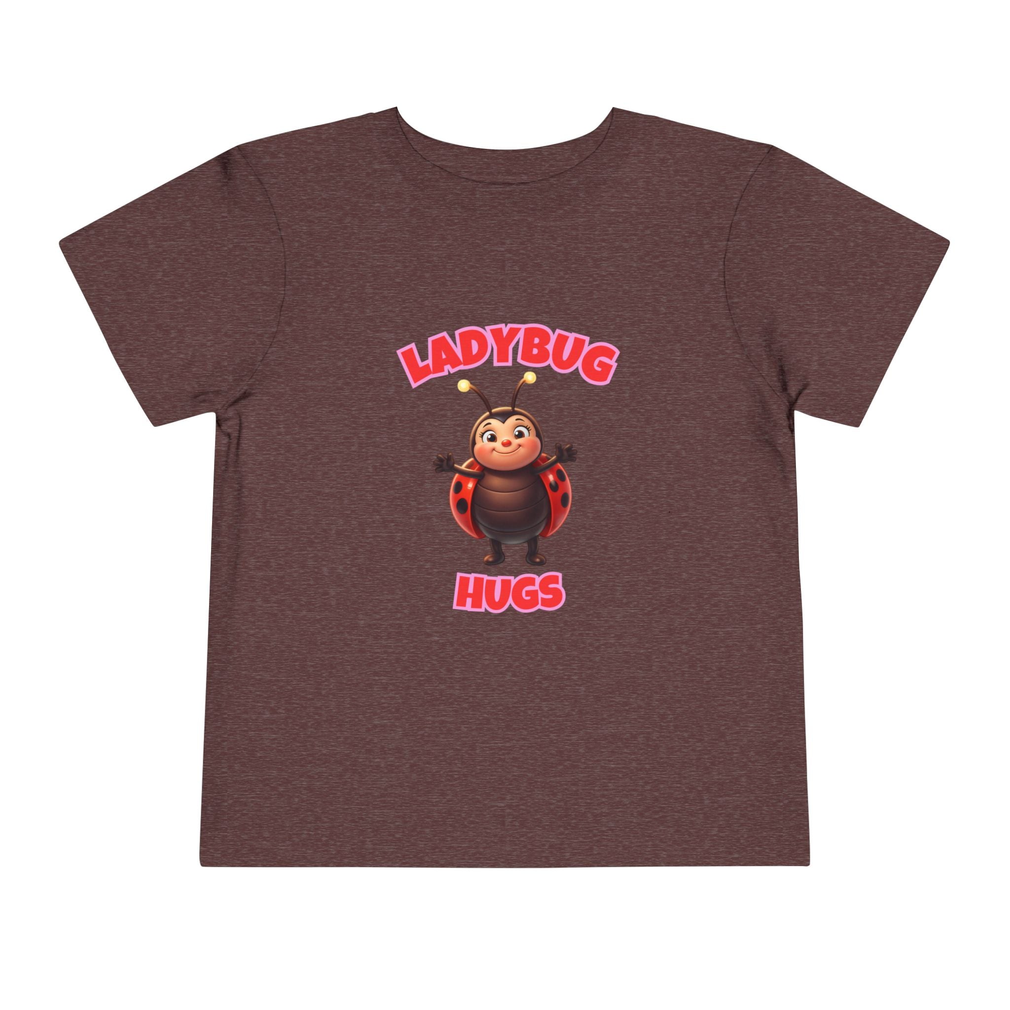 Ladybug Hugs Toddler Tee — Cute Cartoon Insect Kids Shirt