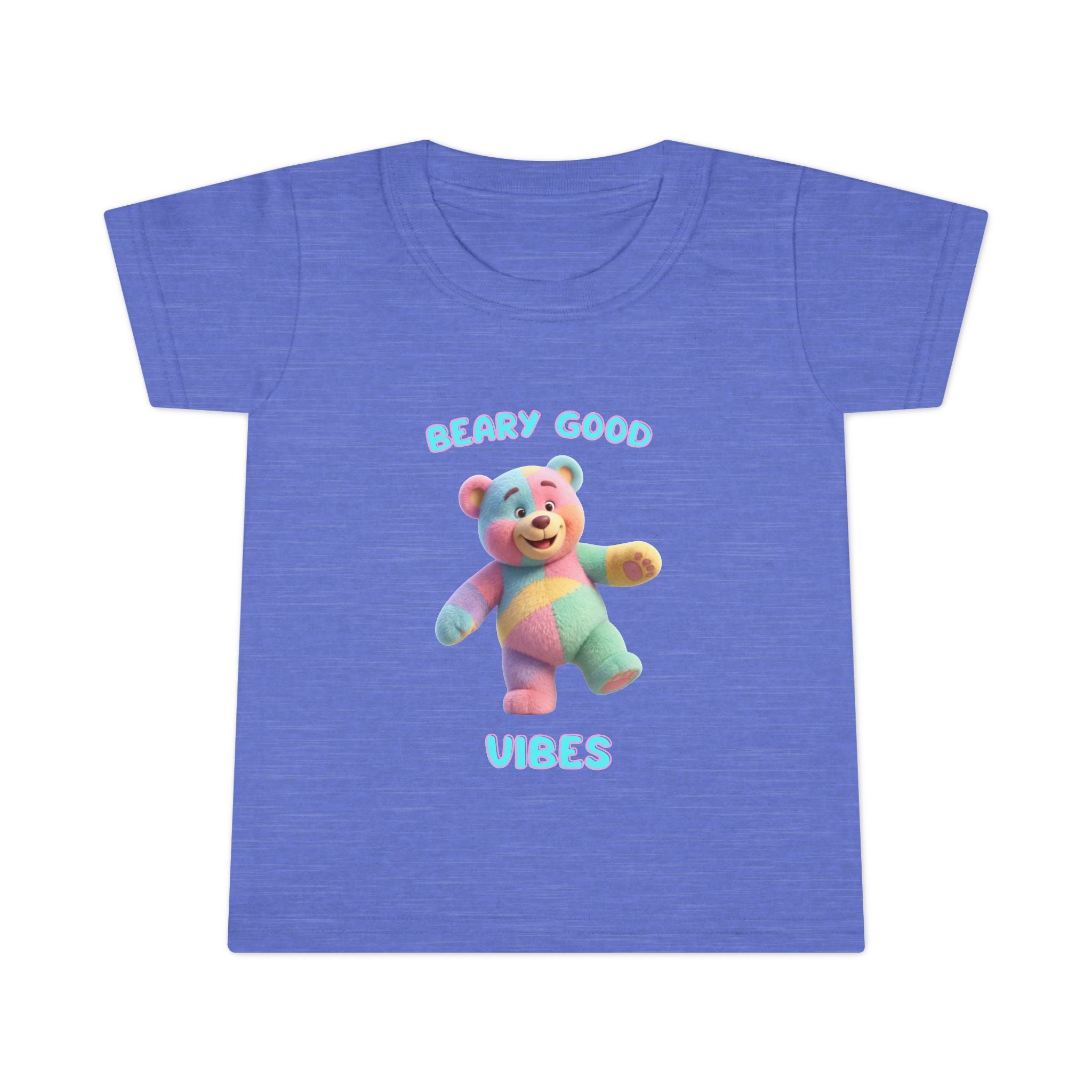 Toddler T‑Shirt — (Beary Good Vibes) Graye Bridge Kids