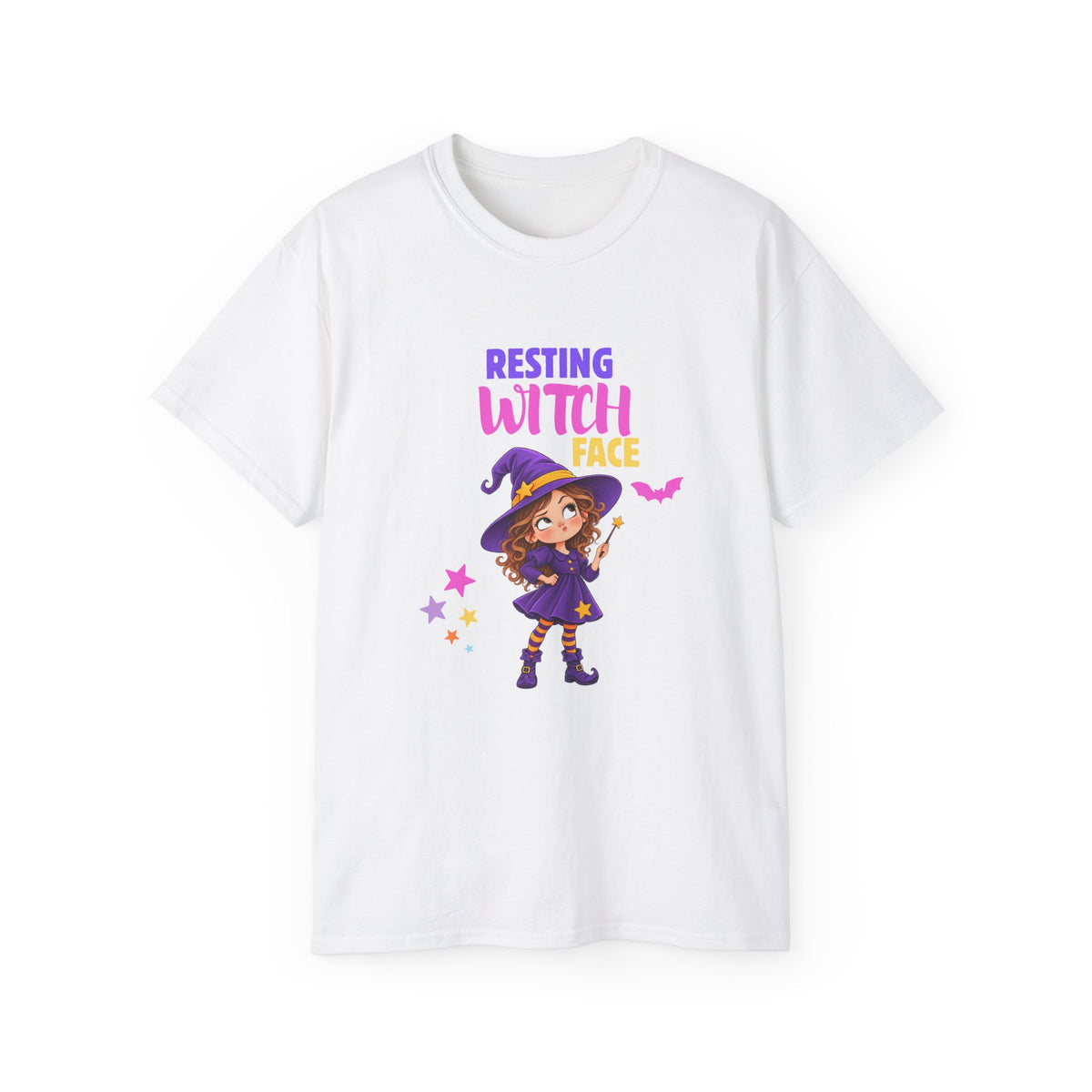 Resting Witch Face Halloween T-Shirt