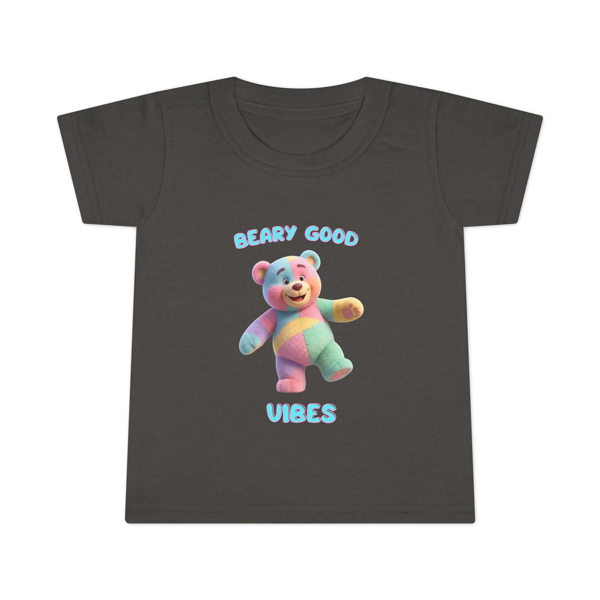 Toddler T‑Shirt — (Beary Good Vibes) Graye Bridge Kids