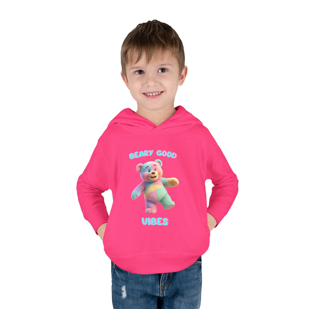 Toddler Hoodie Pullover (Beary Good Vibes) Graye Bridge Kids