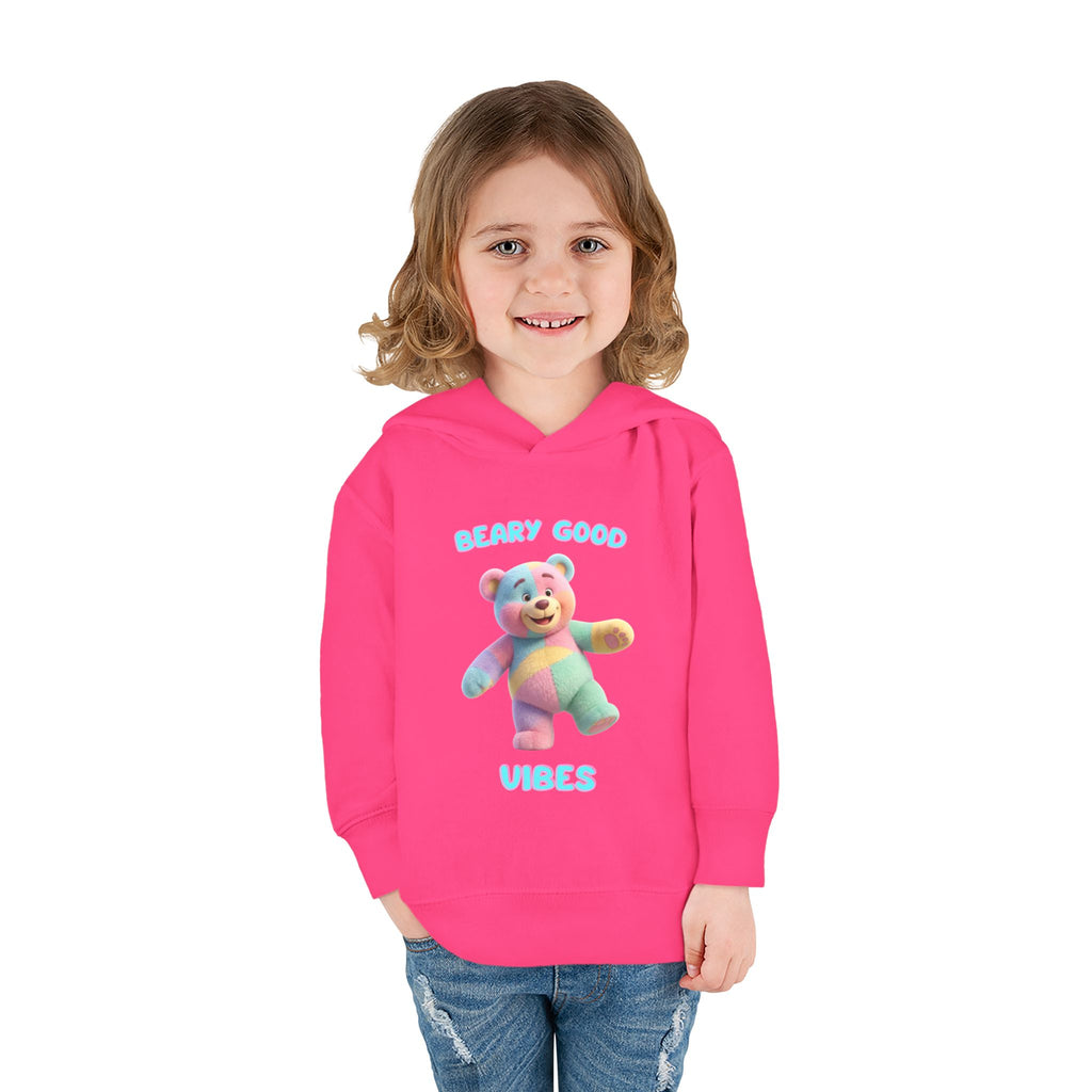 Toddler Hoodie Pullover (Beary Good Vibes) Graye Bridge Kids