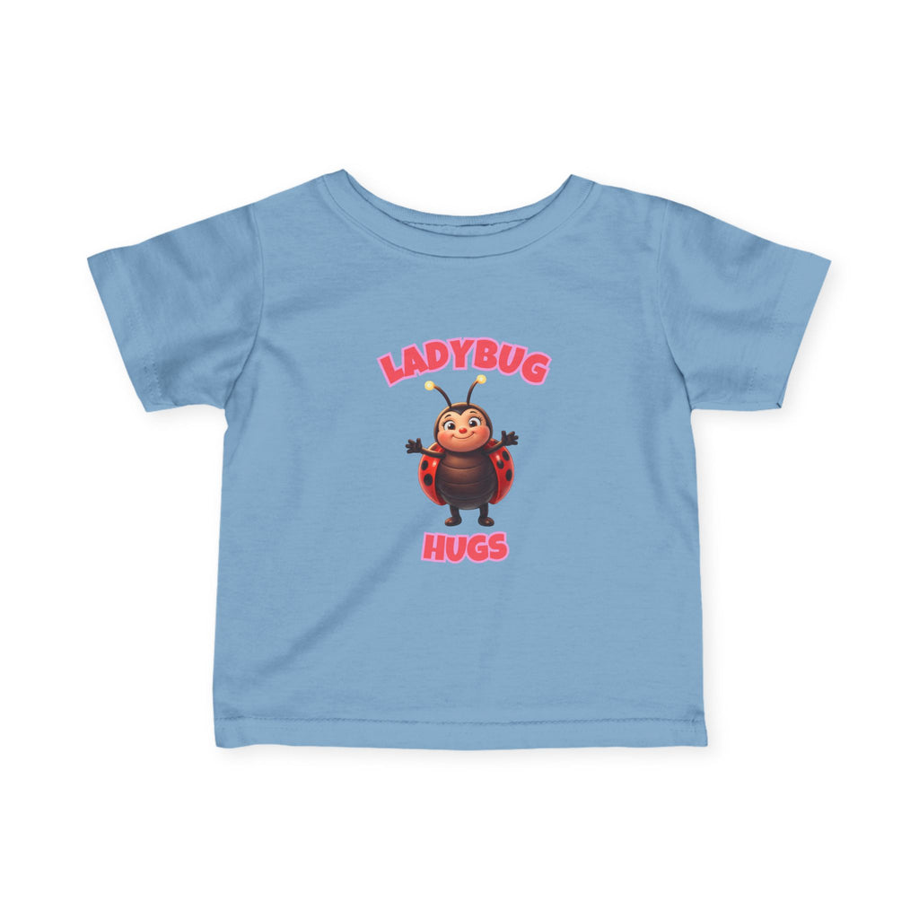 Infant Tee — "Ladybug Hugs" Cute Cartoon Baby T‑Shirt