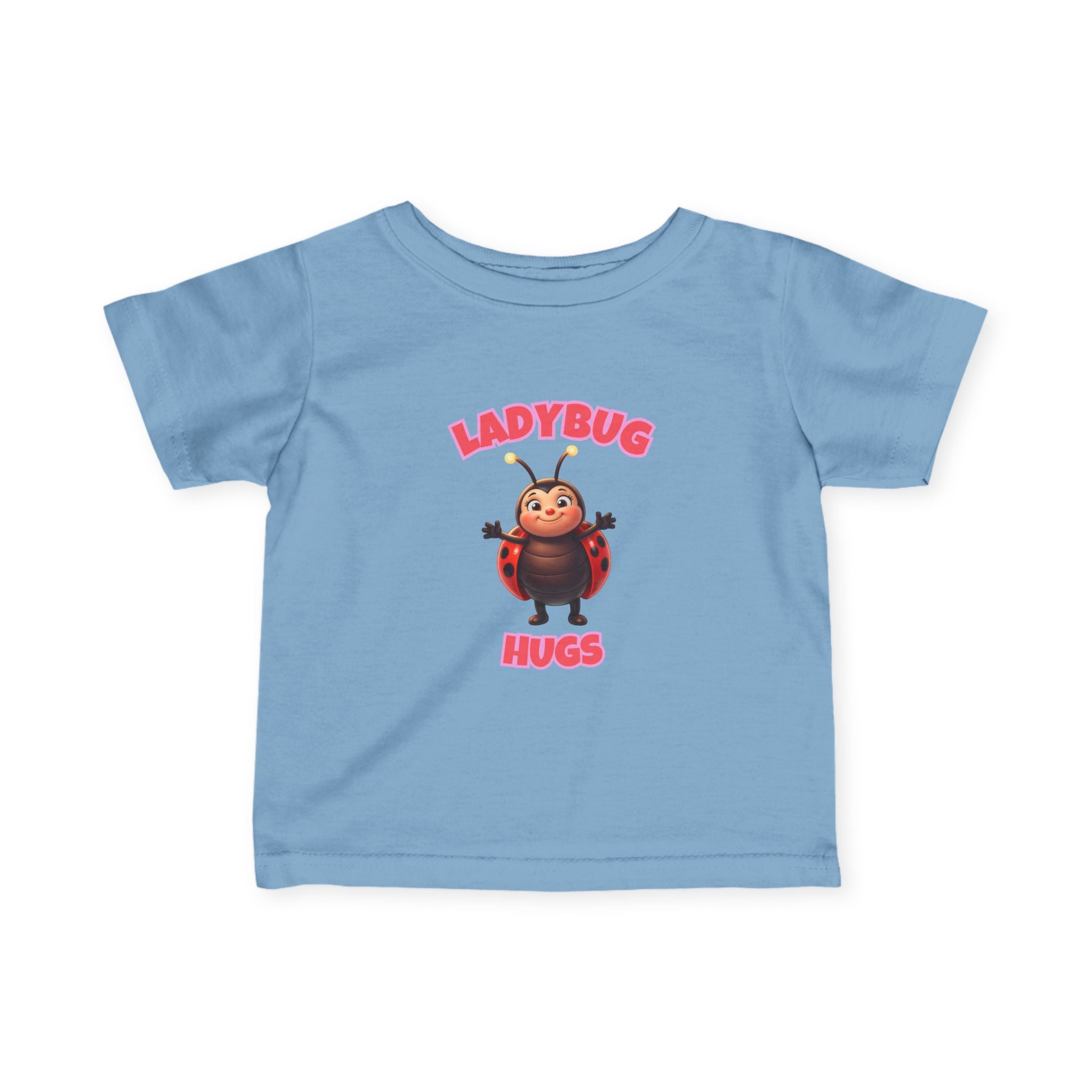 Infant Tee — "Ladybug Hugs" Cute Cartoon Baby T‑Shirt