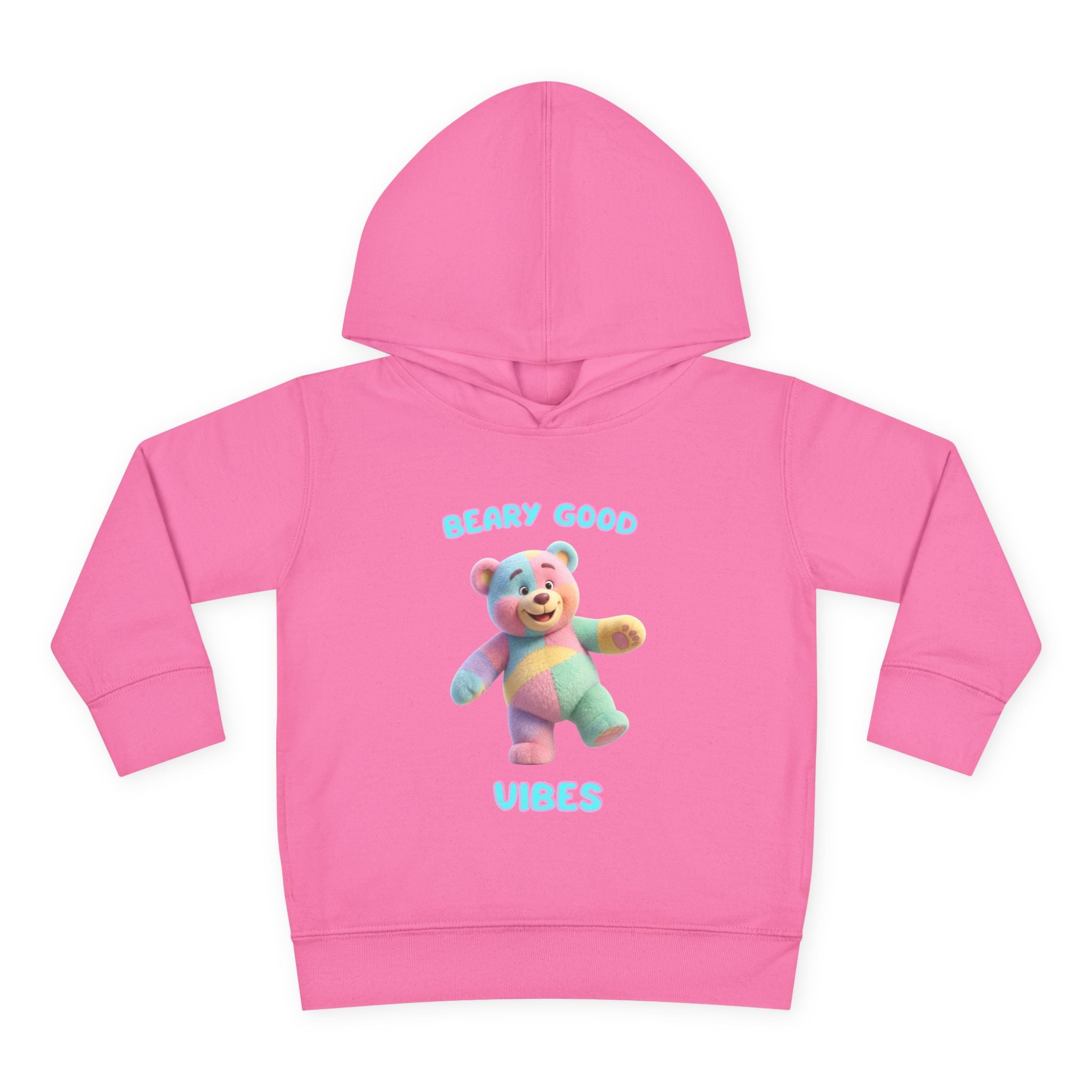 Toddler Hoodie Pullover (Beary Good Vibes) Graye Bridge Kids