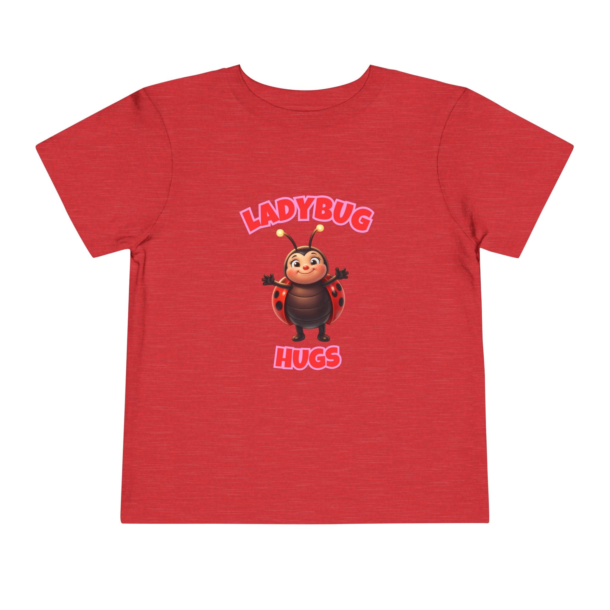 Ladybug Hugs Toddler Tee — Cute Cartoon Insect Kids Shirt
