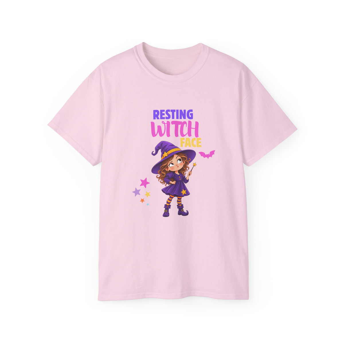 Resting Witch Face Halloween T-Shirt