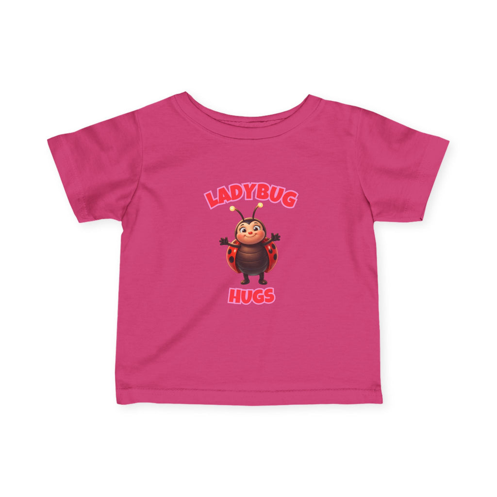 Infant Tee — "Ladybug Hugs" Cute Cartoon Baby T‑Shirt