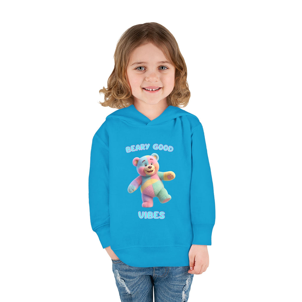 Toddler Hoodie Pullover (Beary Good Vibes) Graye Bridge Kids
